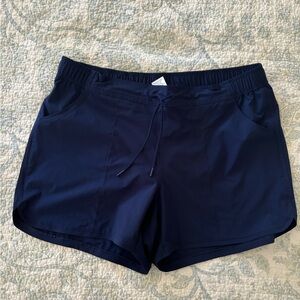 Lands End Navy swim shorts 18W